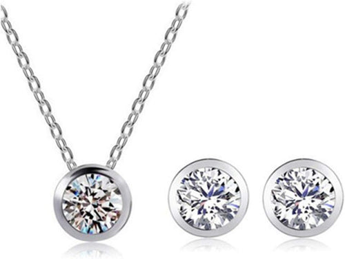 RIZILIA Jewelry Set Pendant with 18