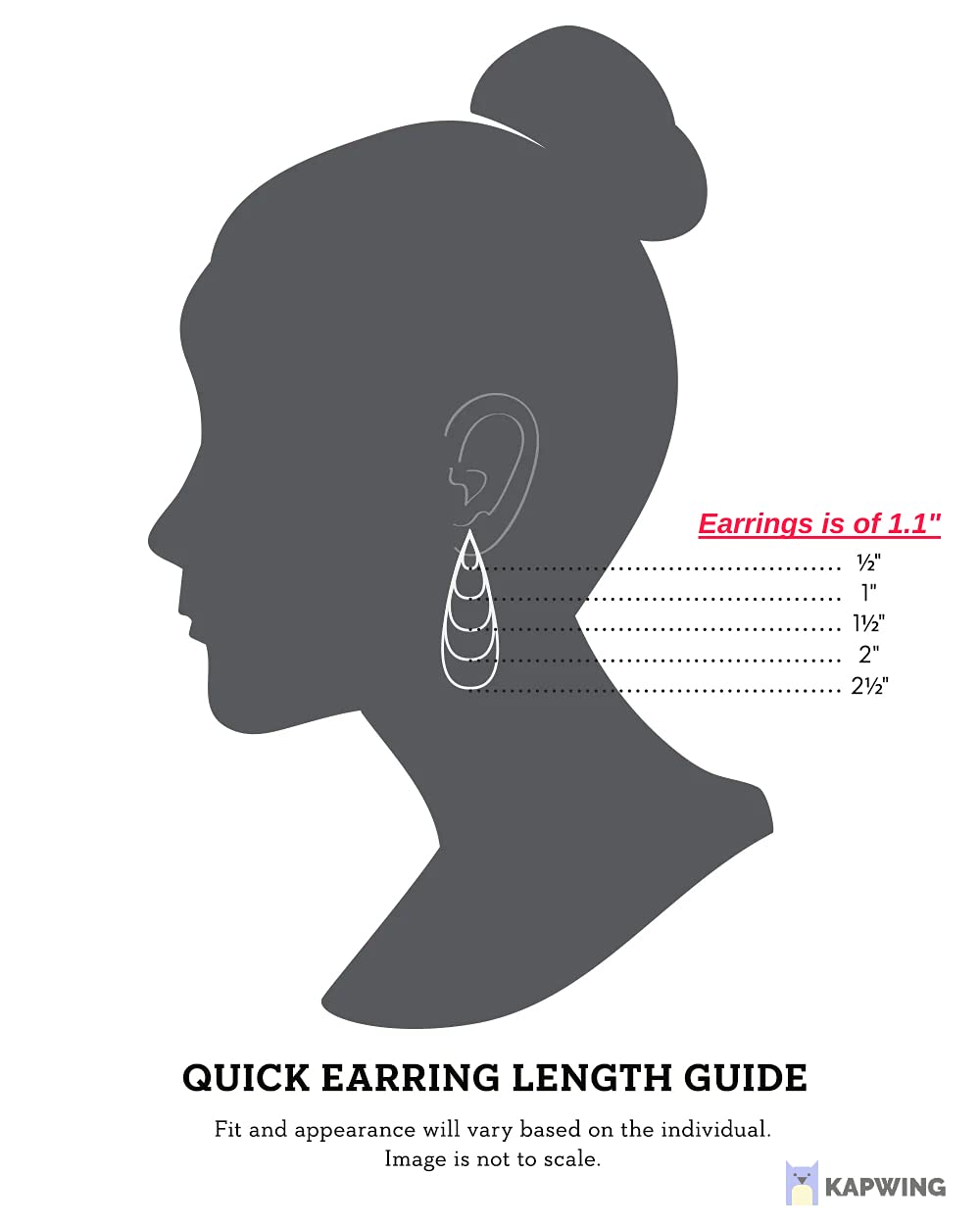 [RIZILIA CELEBOX] Teardrop Dangle Pierced Earrings with Pear Cut CZ [9 Colors available] in White Gold Plated, Celebrity inspired by Angelina Jolie