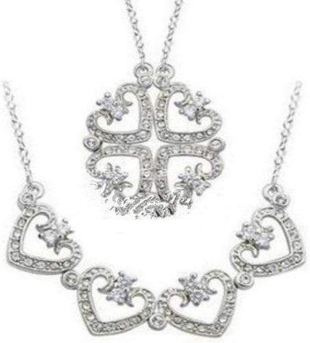 RIZILIA Heart Pendant with 18