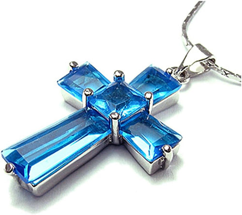 RIZILIA Cross Pendant with 18