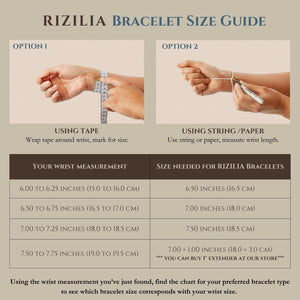 RIZILIA Blossom Tennis Bracelet & Round Cut CZ [6 Colors Available] in Yellow Gold Plated, 7"